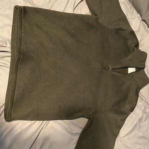 Old Navy Charcoal Quarter-Zip Sweater